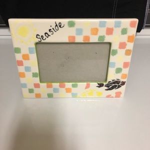 Ceramic picture frame